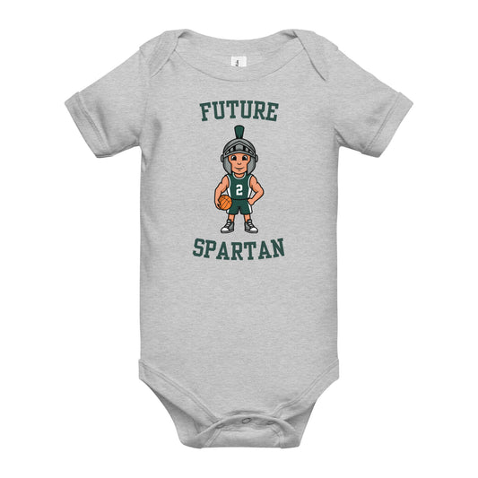 Future Spartan Baby short sleeve one piece