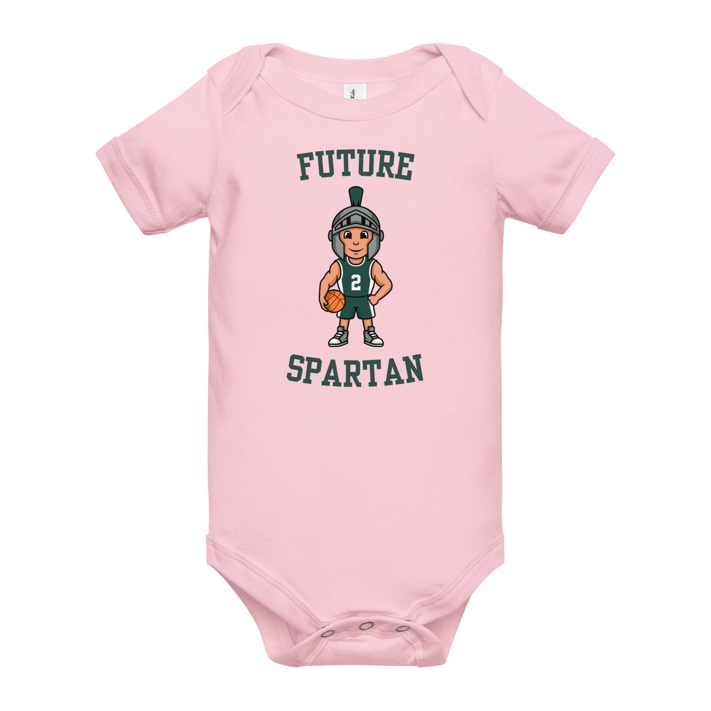 Future Spartan Baby short sleeve one piece