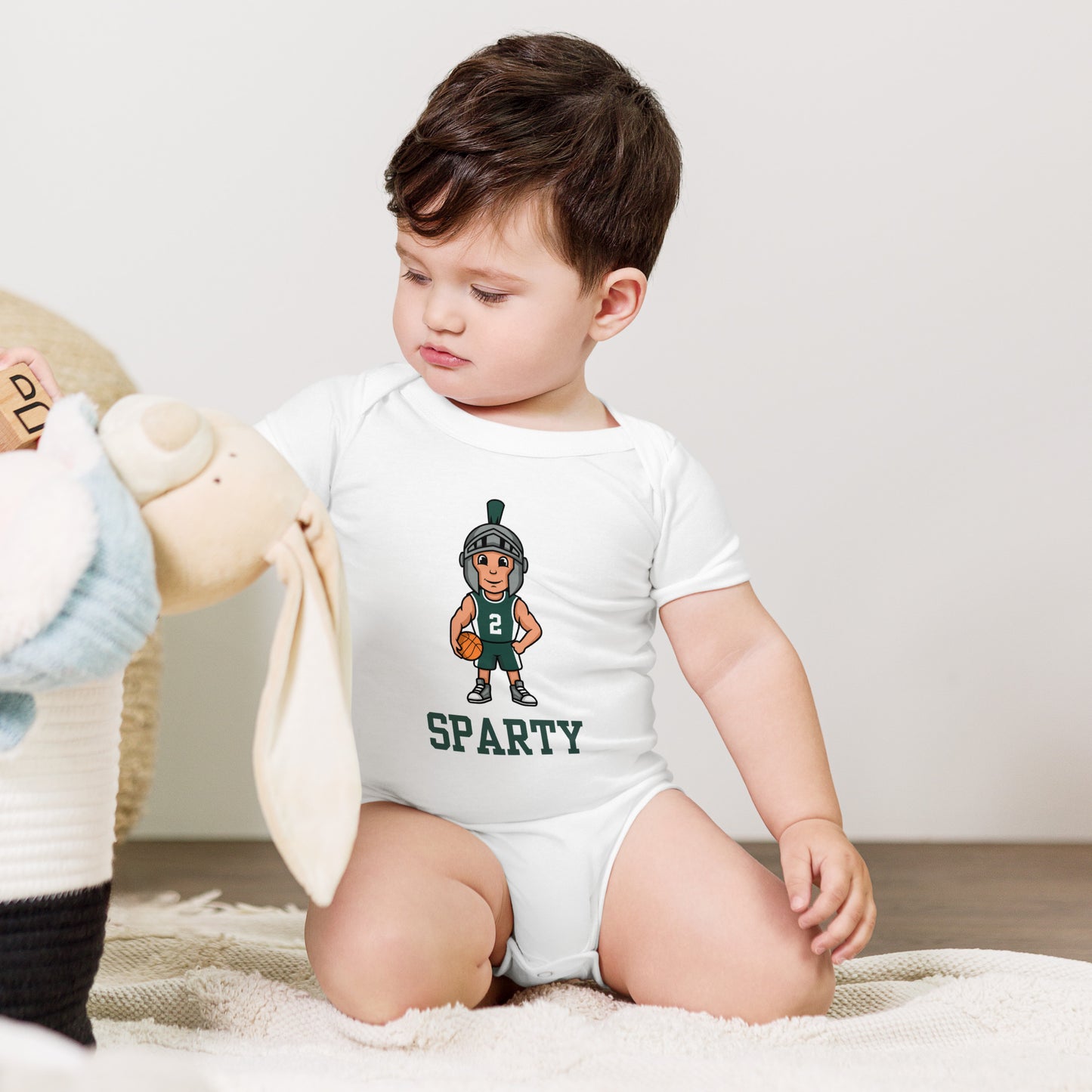 Sparty Baby short sleeve one piece