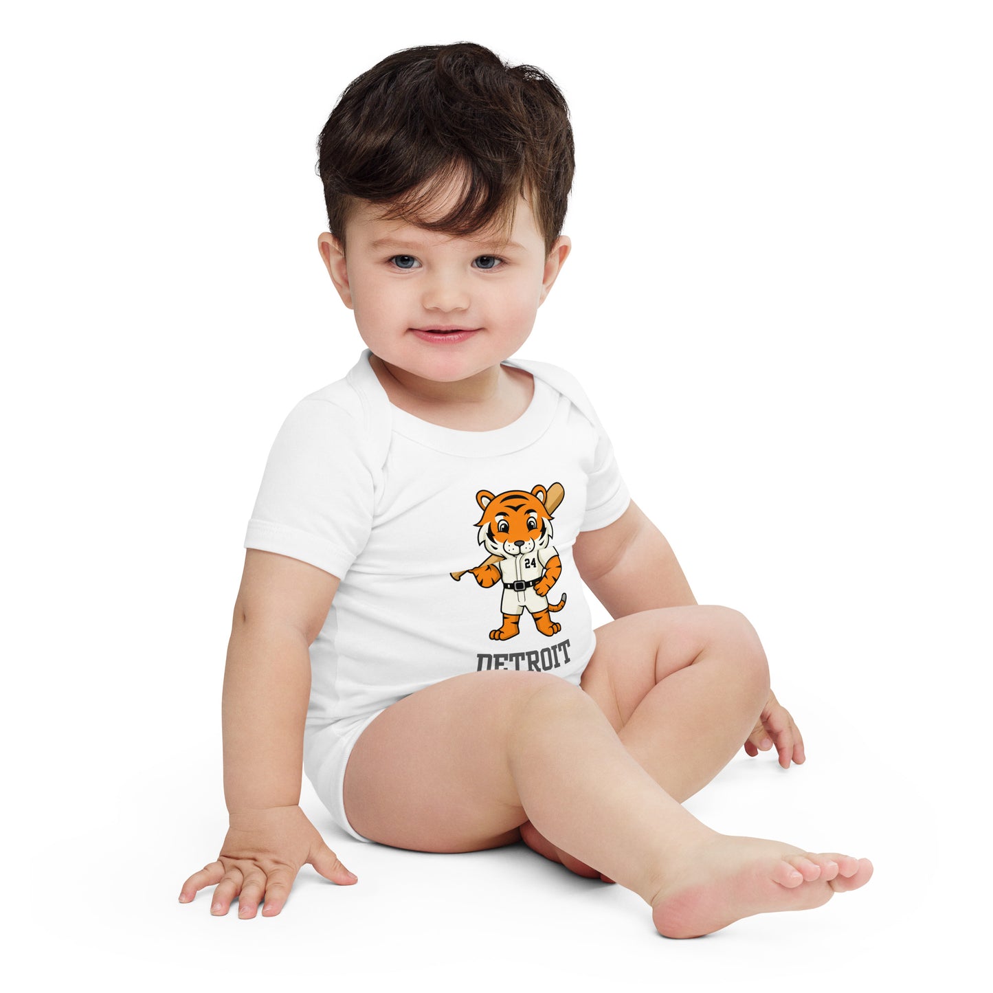 Baby Tiger short sleeve one piece