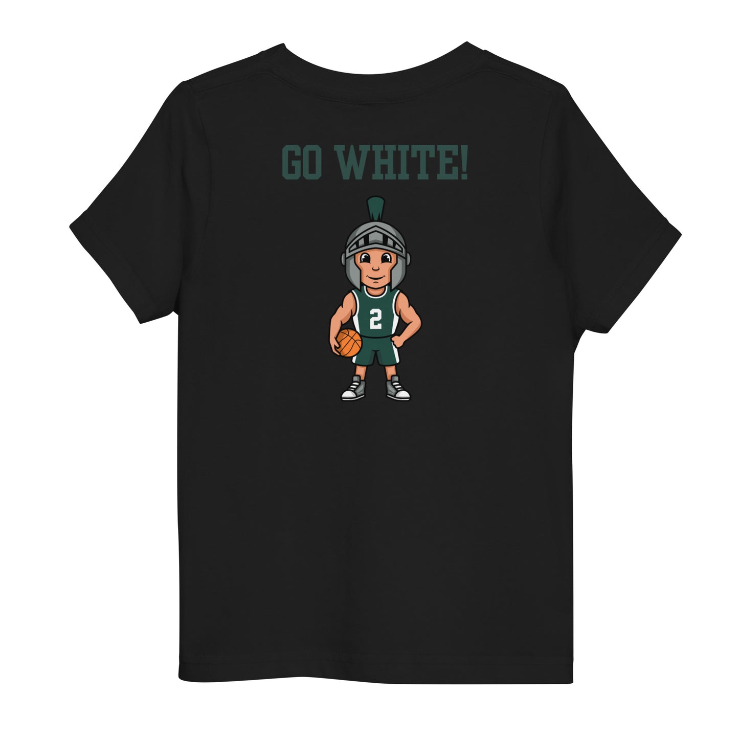 Go Green Go White Toddler jersey t-shirt