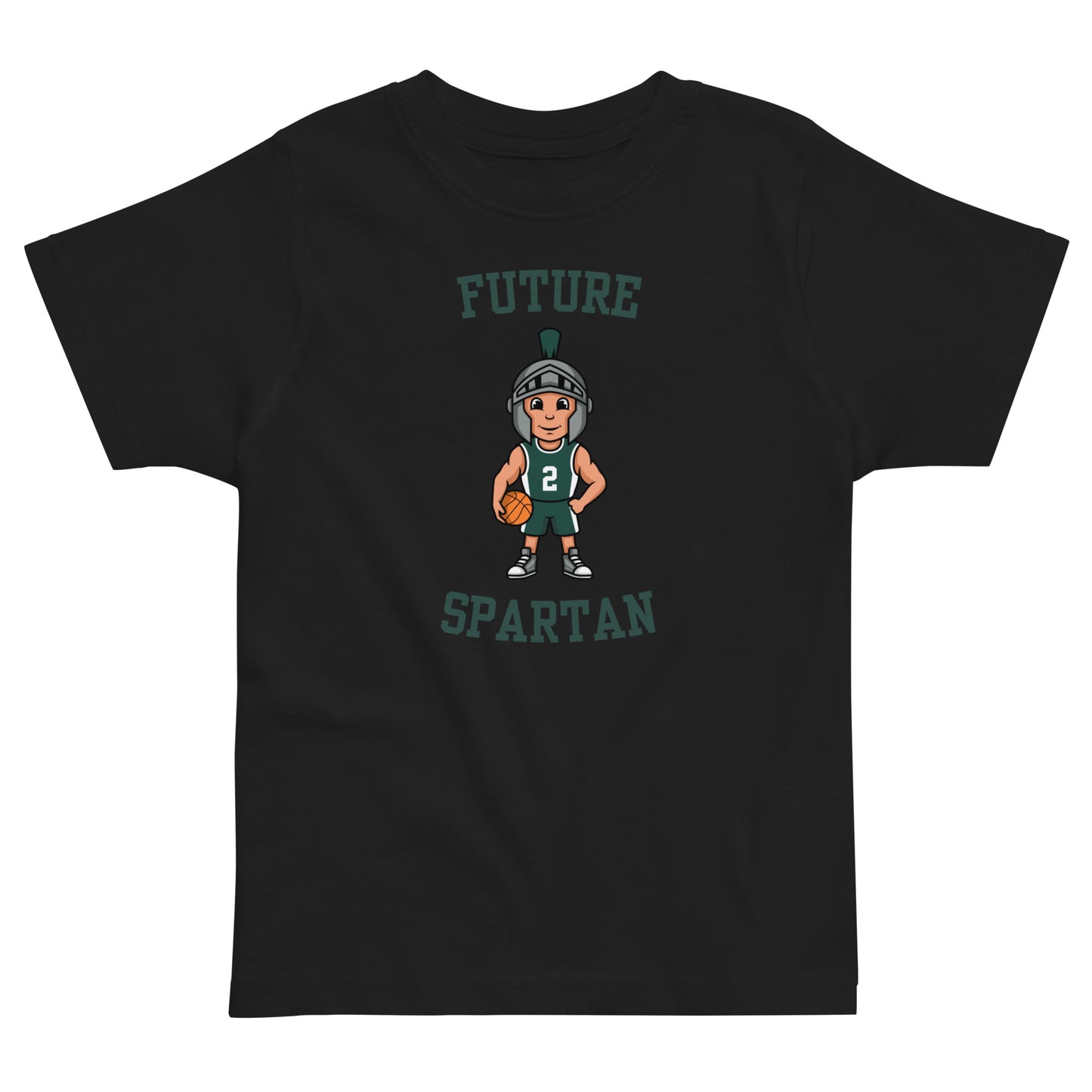 Future Spartan Toddler jersey t-shirt