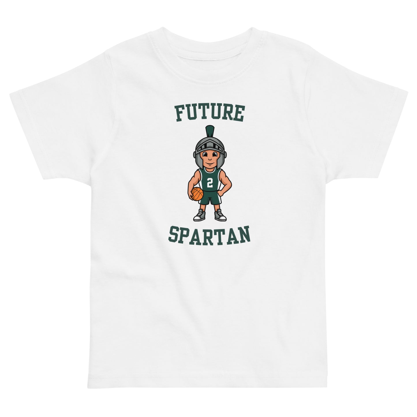 Future Spartan Toddler jersey t-shirt
