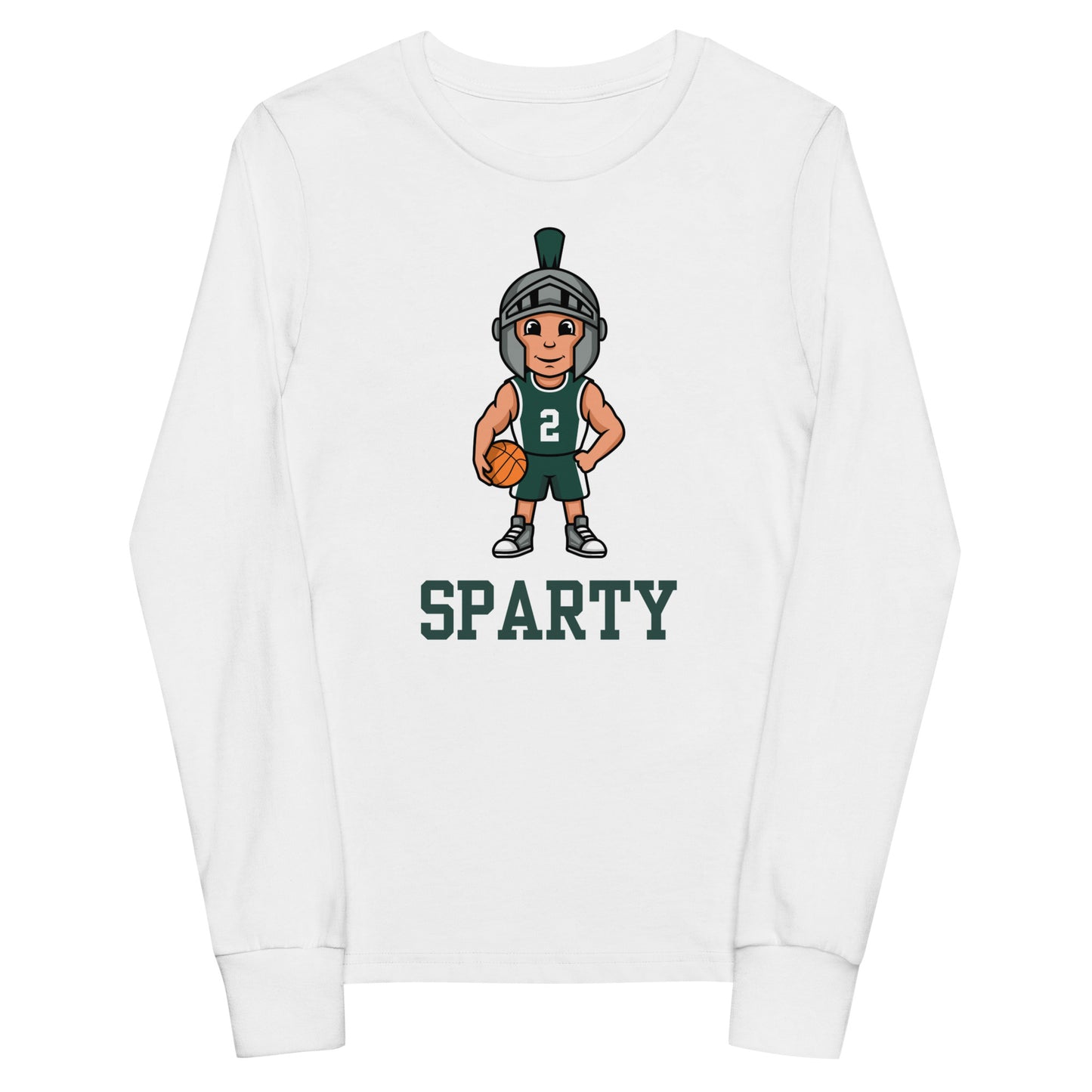 Sparty Youth long sleeve tee