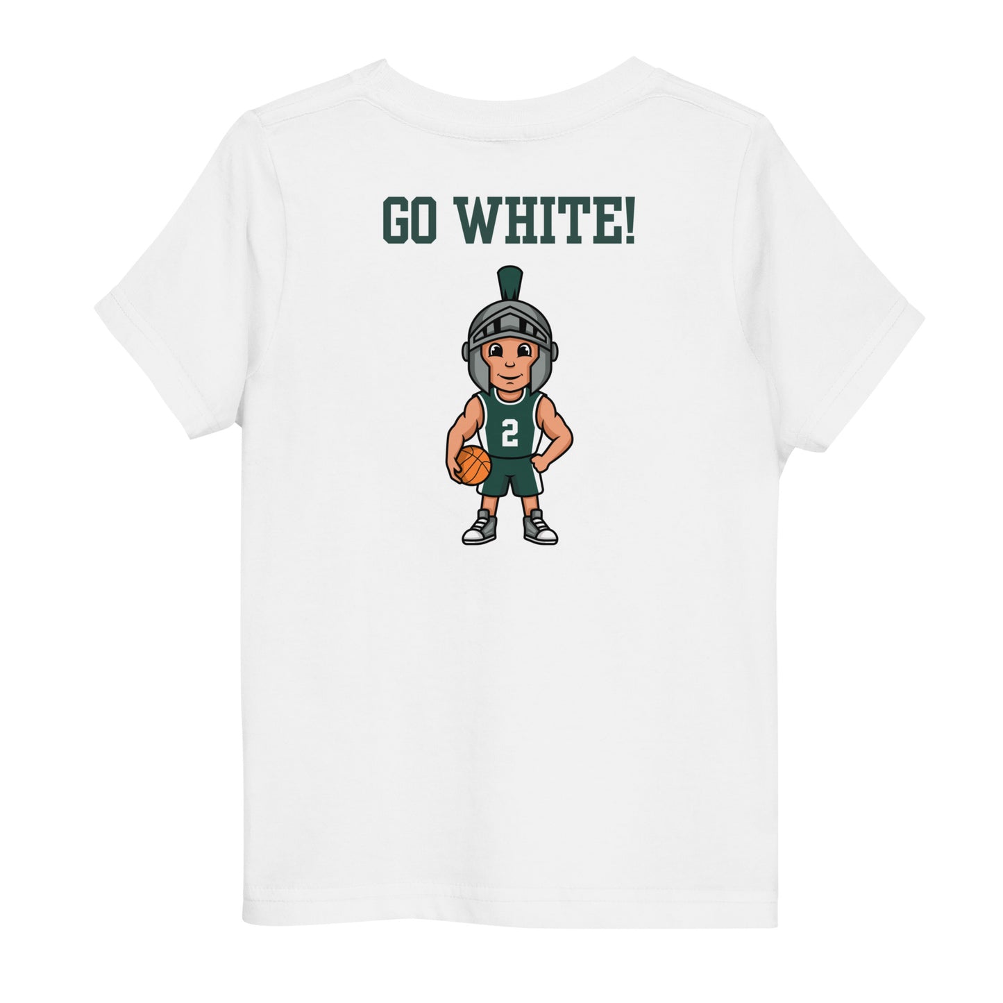 Go Green Go White Toddler jersey t-shirt