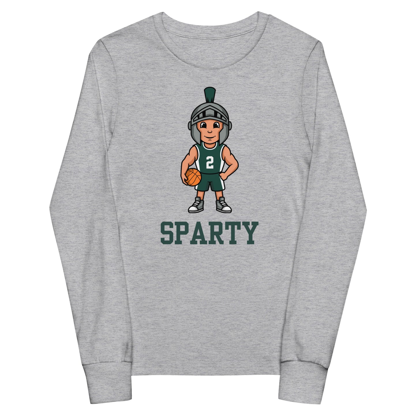 Sparty Youth long sleeve tee